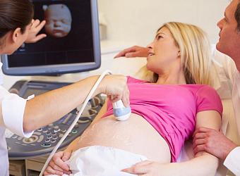 УЗИ при беременности ( 32 - 34 недели ) скрининг III