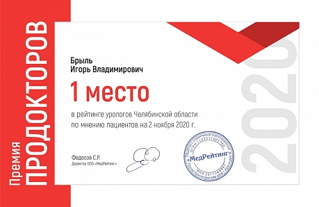 Врачи "Частной врачебной практики" победили в рейтинге сервиса «ПроДокторов»